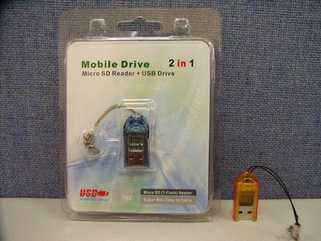 Micro SD(T-Flash)Reader+USB Driver #T01