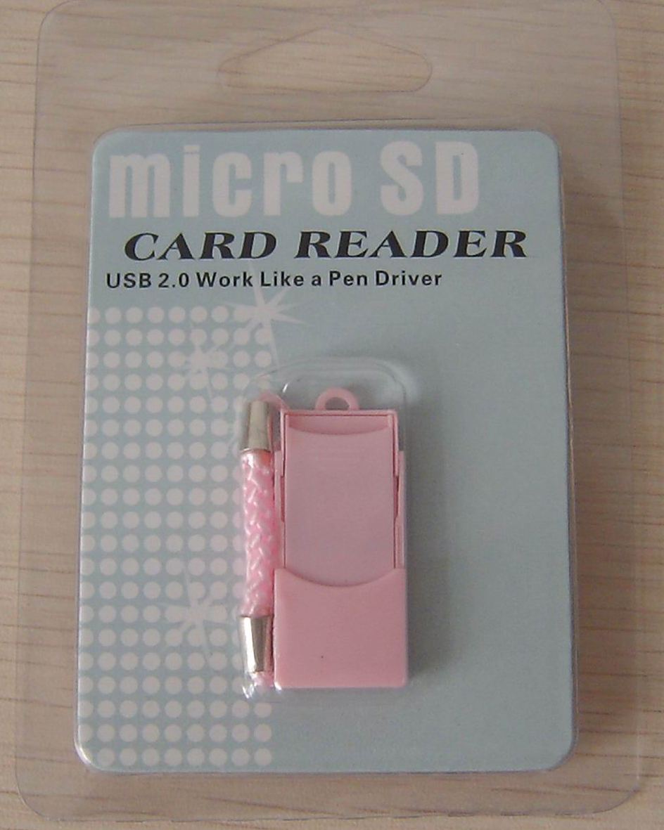 Micro SD Card Reader Work like a Pen Driver #T06