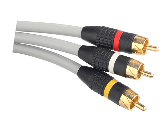 Video and Audio Cable RCA×3 to RCA×3