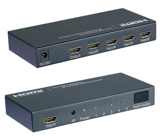 Ultra-High Performance 5 Ports HDMI Amplifier Swit