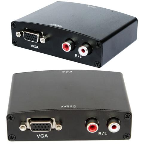 HDMI to VGA+R/L Audio Converter