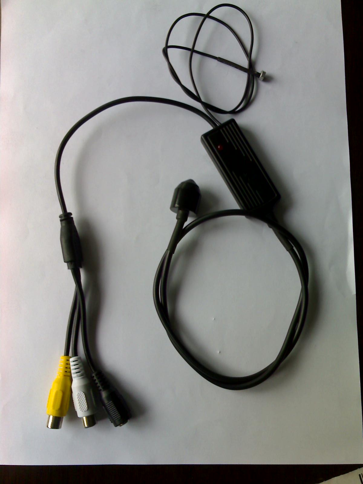 Micro Wired Pinhole Color Audio Camera#001ROUND